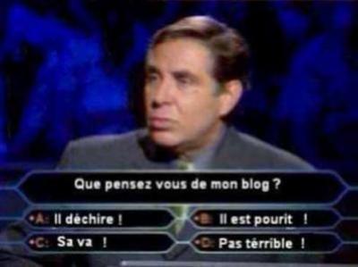 ben mes amis vous pensez koi de mon blog