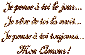 je pense a toi